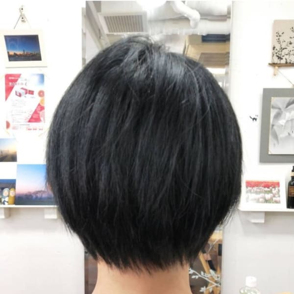 コロンとしたショート