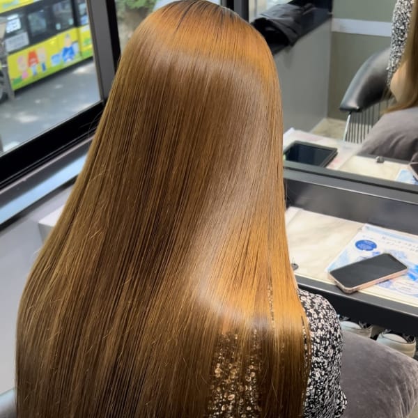 縮毛矯正 髪質改善 レイヤーカット 艶髪 学割 前髪 仙台|Reve by Lond