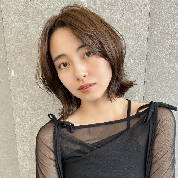 韓国風レイヤーボブ髪質改善縮毛矯正トリートメント前髪仙台|Reve by Lond