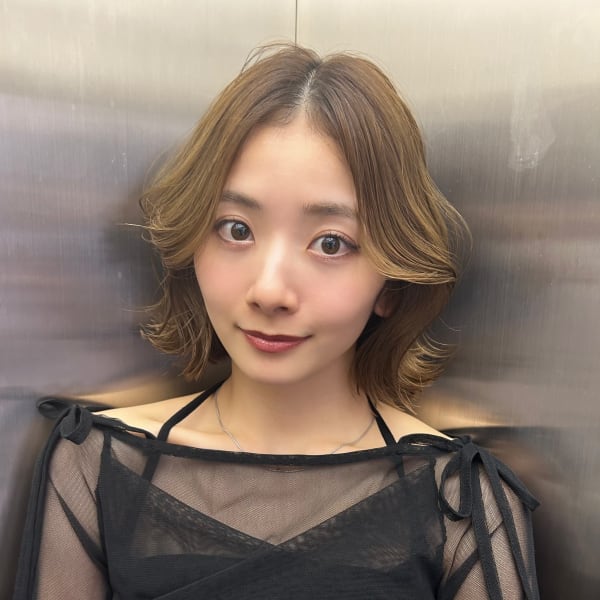 韓国風レイヤーボブ髪質改善トリートメント縮毛矯正仙台前髪|Reve by Lond