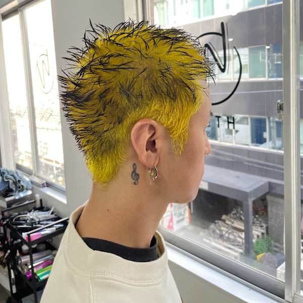 yellow x black エンドカラー