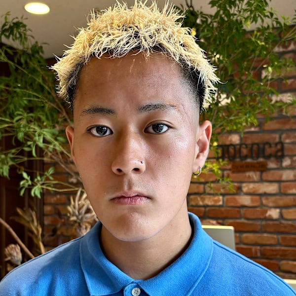 メンズカット/スパイキーショート