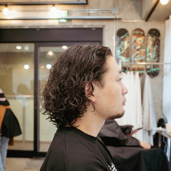 RYUKIメンズボブ×レイヤーパーマ◎三軒茶屋 メンズパーマ