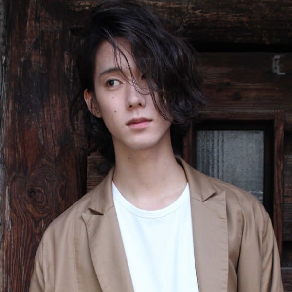 ニュアンスパーマ×サイドパート