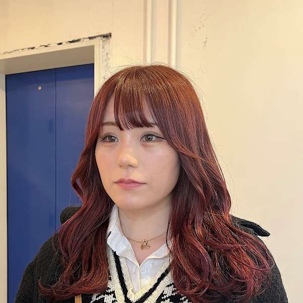 ミディアム/小顔/モード/プリカール/韓国/大人ガーリー