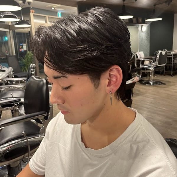 センターパート|@110 BARBER SHOP長浜店 メンズカット/フェード/眉毛/理容室