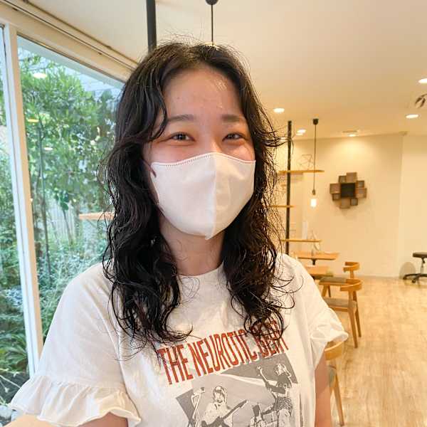 ミディアムパーマ