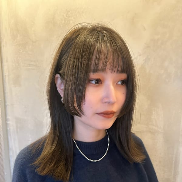 池袋 髪質改善 小顔  姫カット 切りっぱなしボブ♪