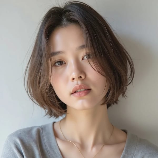 ★20代30代40代/小顔似合わせカットショートレイヤーボブ|VEGETA