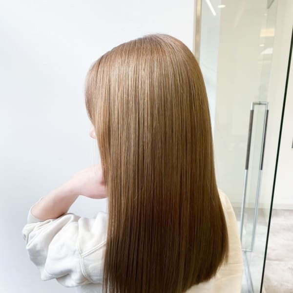 20代30代40代髪質改善酸熱トリートメント艶感ストレート