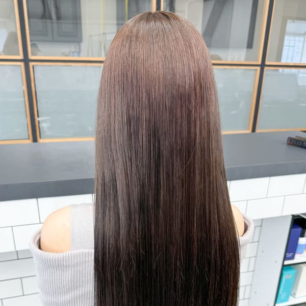 20代30代40代髪質改善酸熱トリートメント艶感ストレート