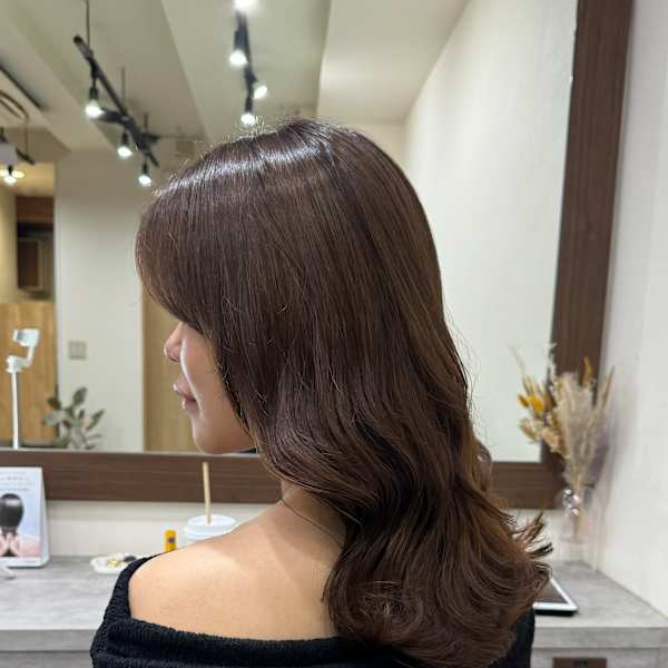 コテ巻き風パーマ/韓国風パーマ/デジタルパーマ/パーマ