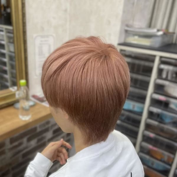メンズピンクカラー◎|TOTAL HAIR MAKE CLAVIS［美容室&ヘアメイク］