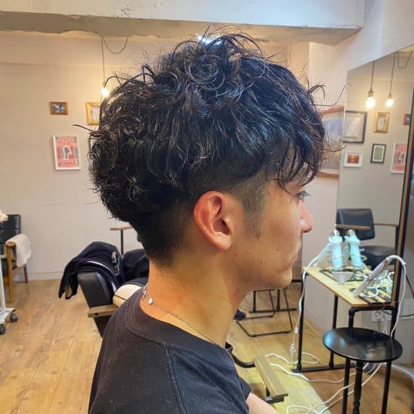 メンズパーマ×guest style|LOTUS hair design.