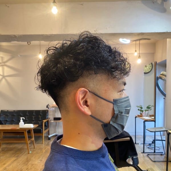 メンズパーマ×guest style|LOTUS hair design.