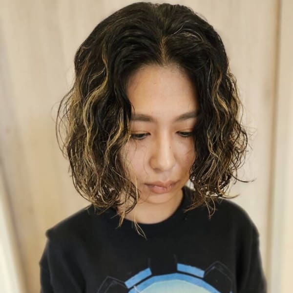 スパイシーパーマスタイル