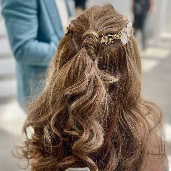  ブライダルヘアセット