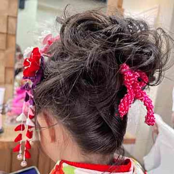七五三着物ヘアセット