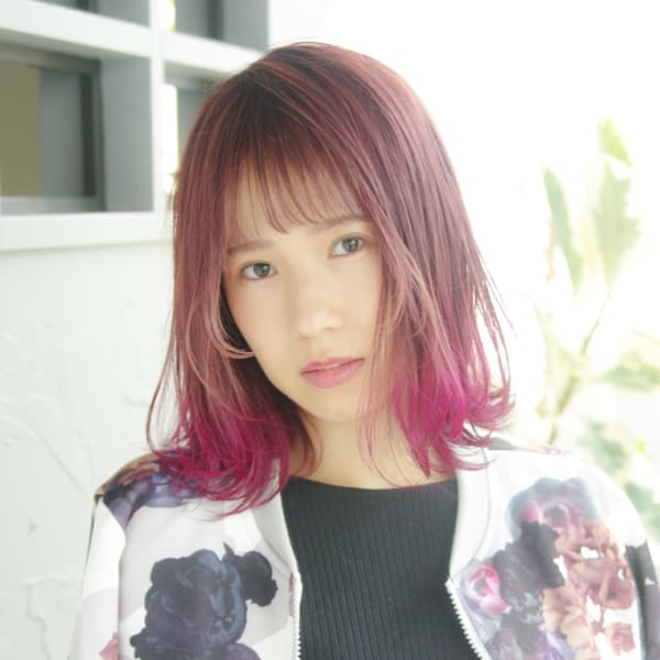 デザインカラー(裾カラー)|hair & make ars