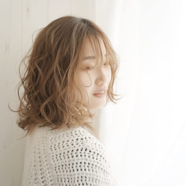 ふわふわカールスタイル