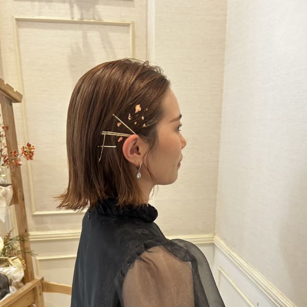 金ピンアレンジ