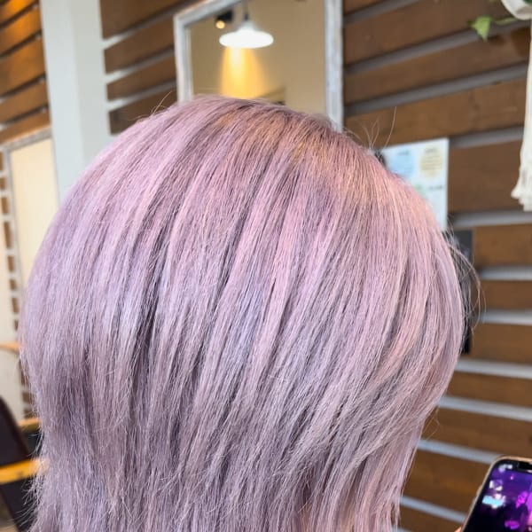 パープルシルバー/パープルグレージュ/ラベンダー