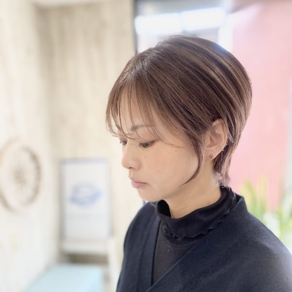 シースルーショート|Hair space Earth