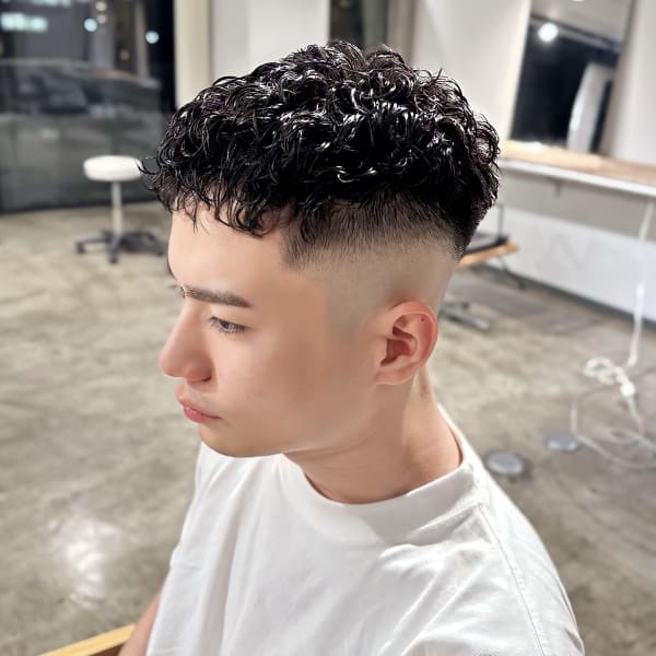 ハイスキンフェードクロップパーマ|THE ORDER