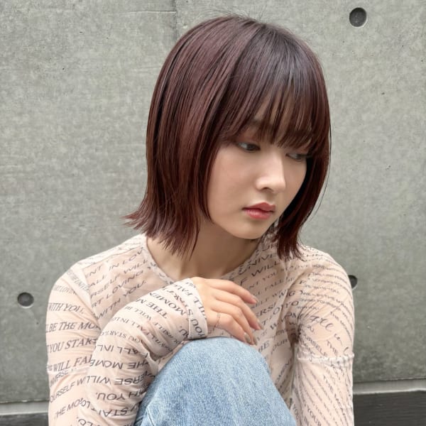 【福岡天神赤坂】20代30代40代/大人ナチュラルボブ|Des.Art