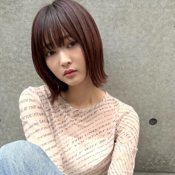 【福岡天神赤坂】20代30代40代/大人切りっぱなしボブ|Des.Art
