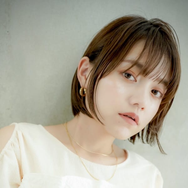 ストレートボブ　ぱつっとボブ