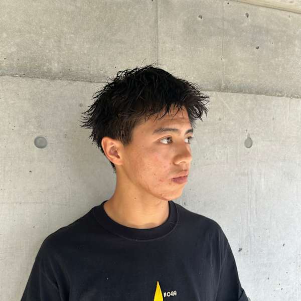 メンズヘア スパイキーショート メンズショート 新宿