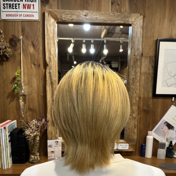 縮毛矯正×ウルフカット