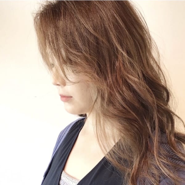 フェイスフレーミング×ロングローレイヤー