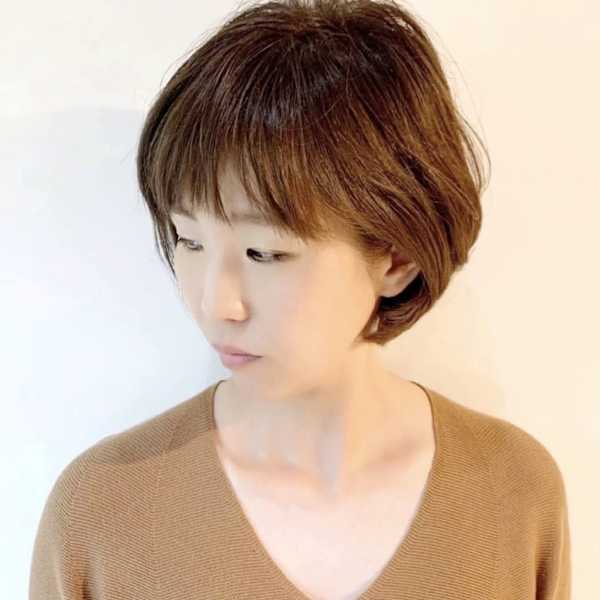 ベージュブラウン×ミニマムボブ|DERE-DIR face by NEUTRAL