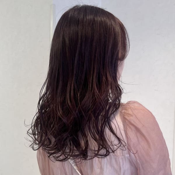 秋冬おすすめブリーチなしピンクカラー♪