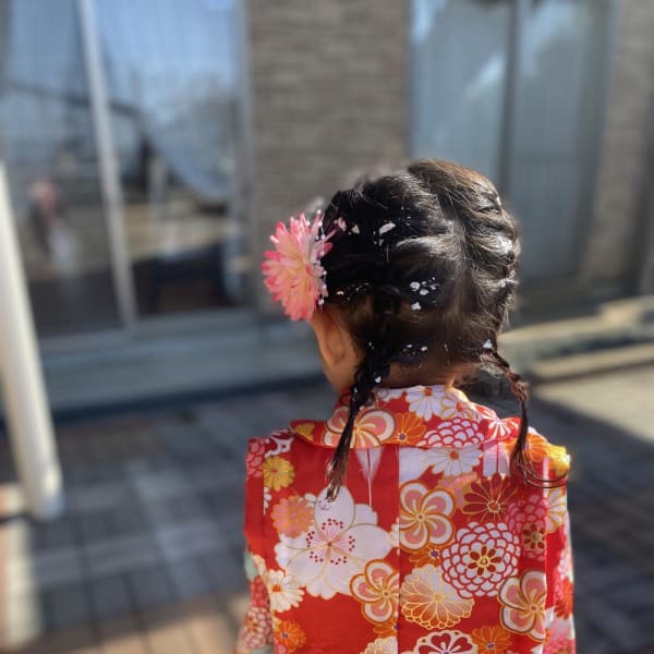 七五三ヘアセット