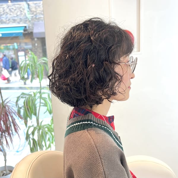 セットが楽になる！ボブパーマ♪