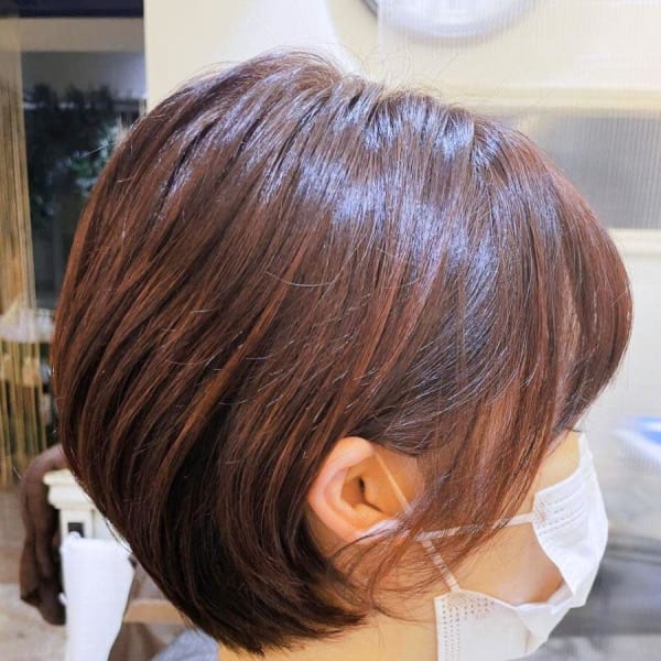 【ジュレベール 阿佐慶】ピンクカラー×ショートスタイル