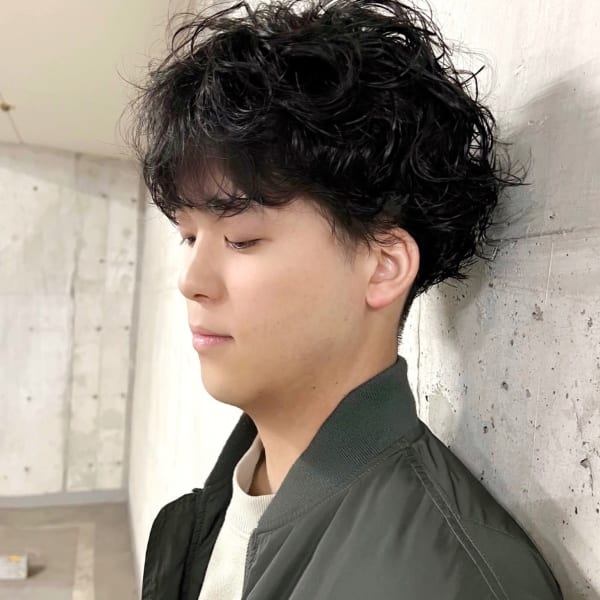 メンズツーブロック×スパイラルカール(甘)|DERE-DIR face by NEUTRAL