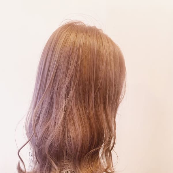 ブリーチ必須！ピンクベージュ|toan