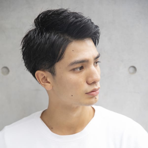 【小久保style】メンズカットツーブロックツイストウルフ