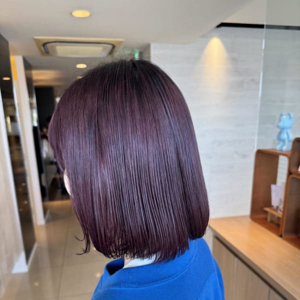 ブリーチ有り カシスピンクカラー /コノミ.