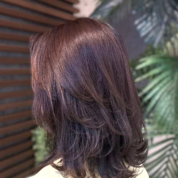 大人くびれウルフレイヤーミディアムウルフボブルフ|Hair & Nail Eve 新浦安店