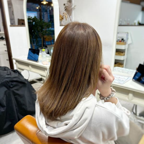 大人かわいい/白髪染め/ハイトーン