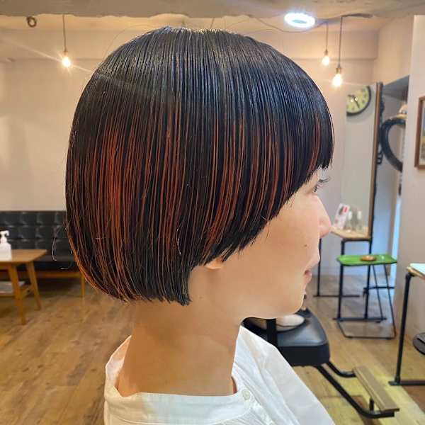 個性派マッシュ風ボブ×guest style|LOTUS hair design.