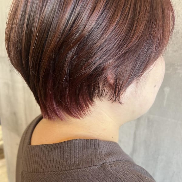 インナーカラー/ショートへア