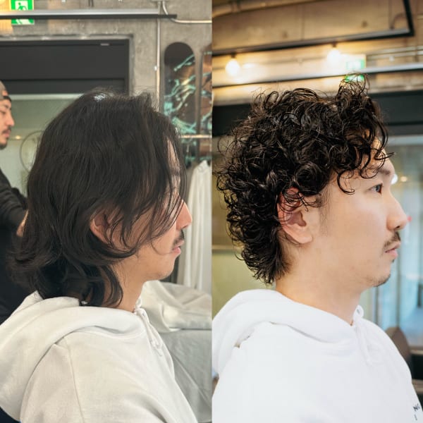 メンズロング×ウルフパーマ◎三軒茶屋 RYUKI メンズ