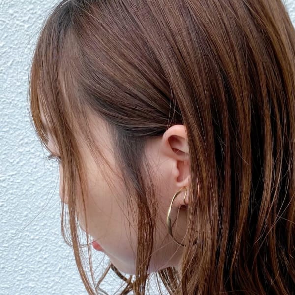 【韓国風レイヤーカット】高松　耳掛け　レイヤーカット|HAIR MODE STUDIO N's