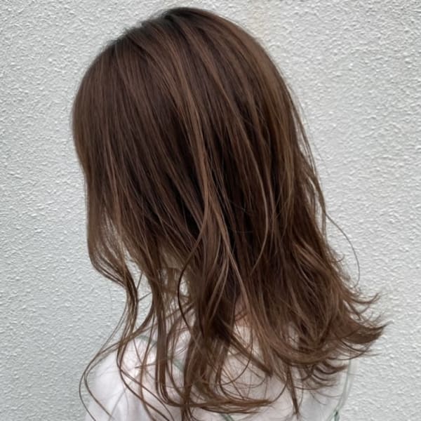 【外ハネミックス】高松　レイヤー　ベージュ|HAIR MODE STUDIO N's